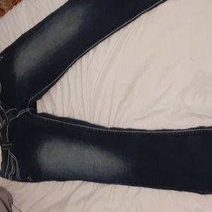 Dark blue low rise Jean's